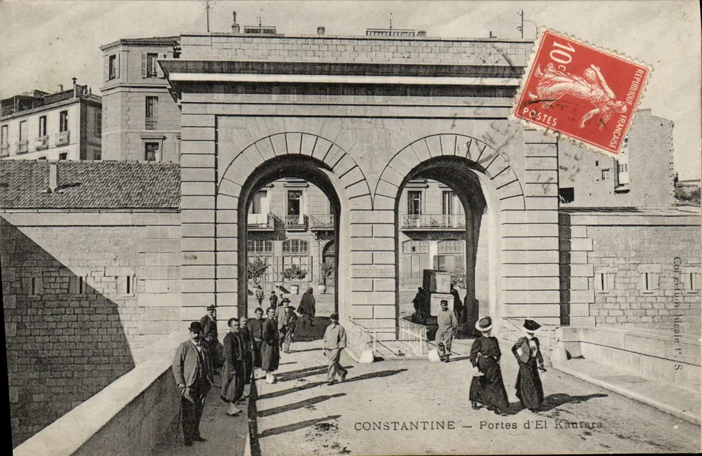 Constantina — Portas de El Kantara — Corrèze & Cie, Série 73 - Frente