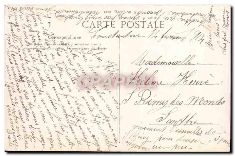 Constantina — Portas de El Kantara — Corrèze & Cie, Série 73 - Verso