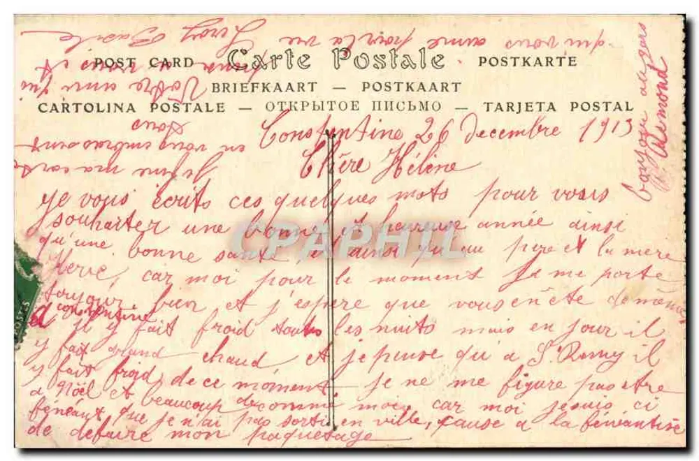 Constantine — Vista sobre a Ponte de Sidi-M'Cid — ND Phol. n°153 - Verso