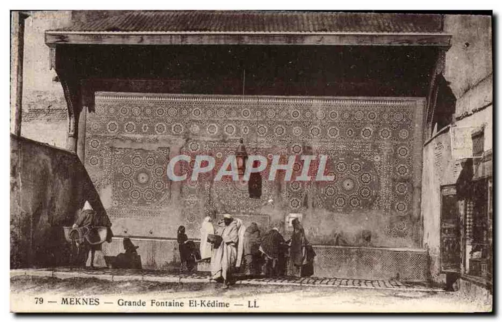 Meknès — Grande Fontaine El-Kédime — LL n°79 - Vorderseite