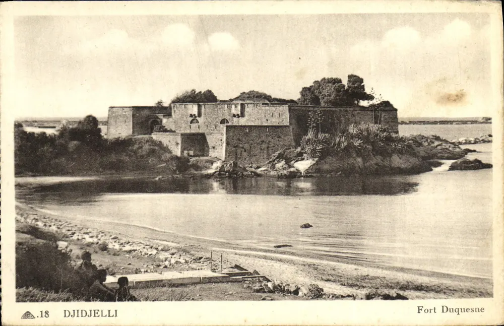 Djidjelli — Forte Duquesne — editor Cie des Arts Photomécanique, n° 18 - Frente