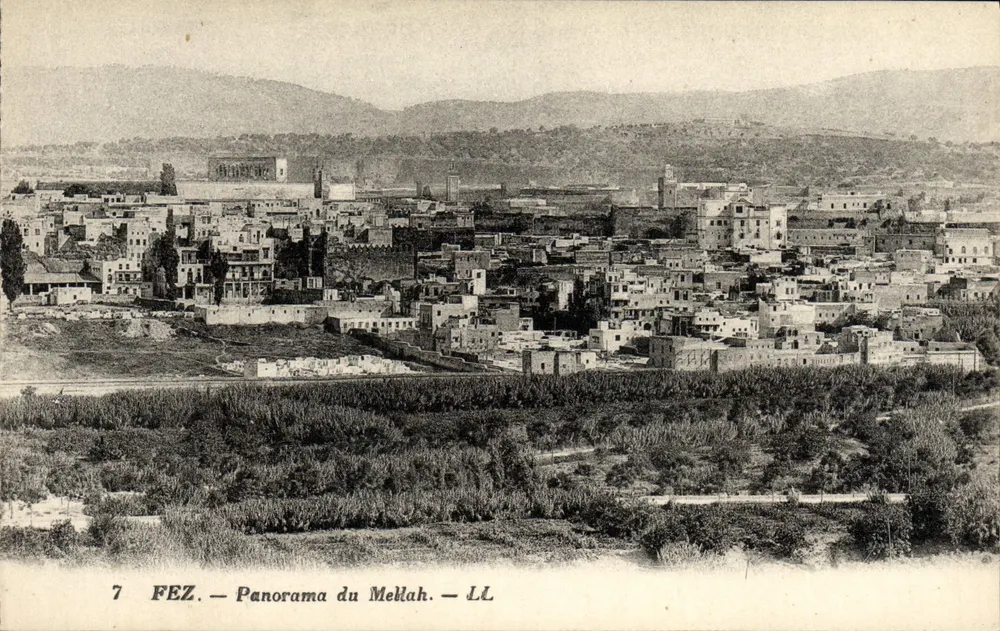 Fès — Panorama do Mellah — LL - Frente