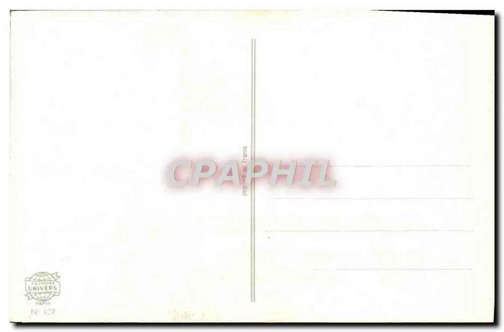Schneeviertel — Winterlandschaft — Éditions Univers, Paris, Nr. 529 - Rückseite