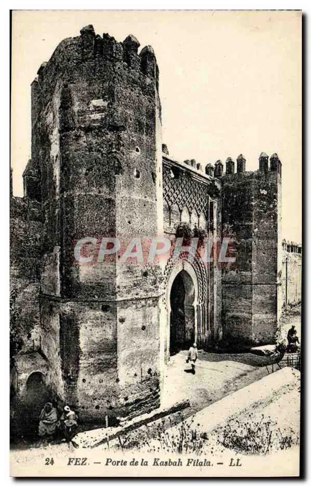 Fez — Porte de la Kasbah Filala — LL - Anverso