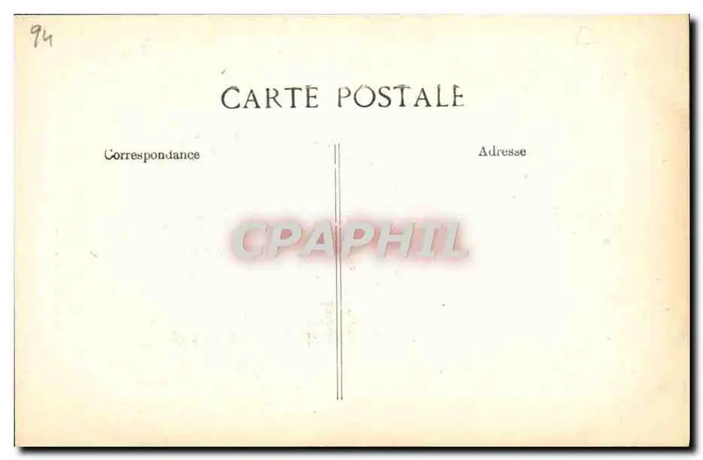 Vaso decorativo suspenso — edição A. Vincent — Paris - Verso