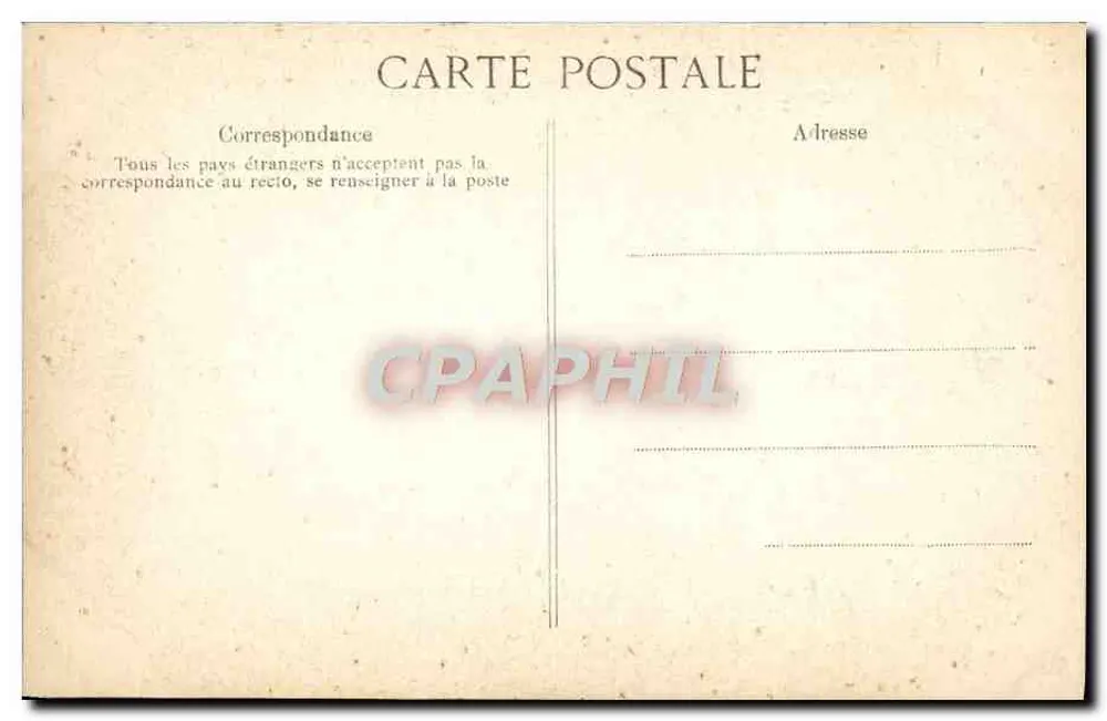 Plano arquitetônico de campo — gravura — A. Fournon, 6, rue des Beaux-Arts, Paris - Verso