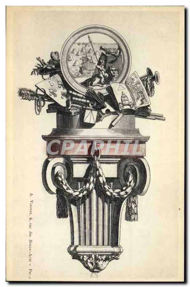 Éléments décoratifs et emblématiques — éditeur A. Vincent, Paris — n° 3 - Recto