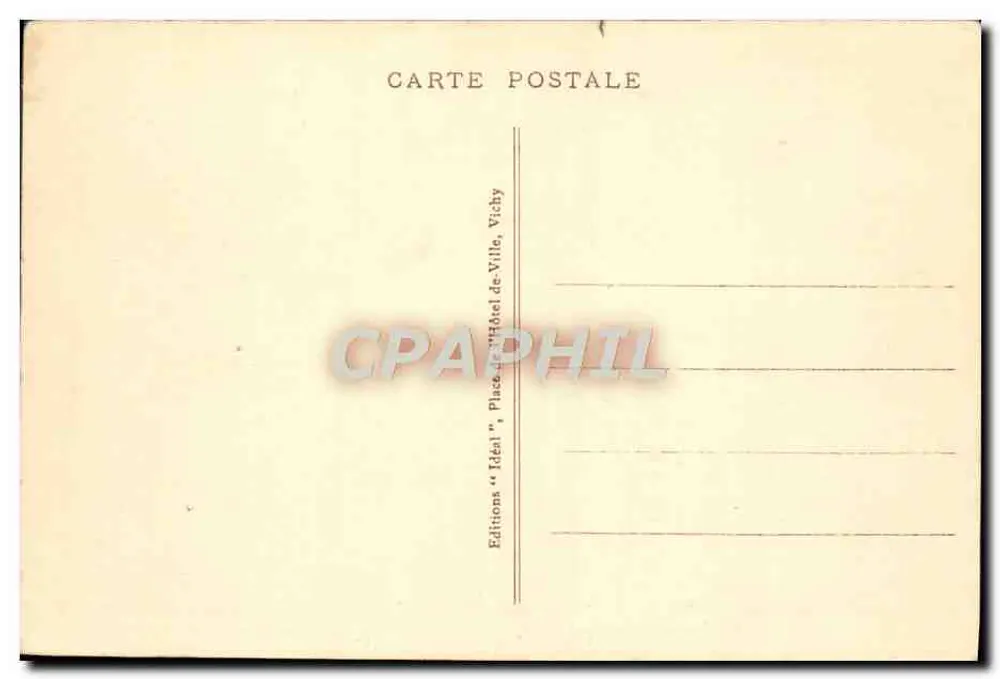 Die Schöne Ufer der Sioule — L'Auvergne Pittoresque — Verlag Ideal, Nr. 2860 bis - Rückseite
