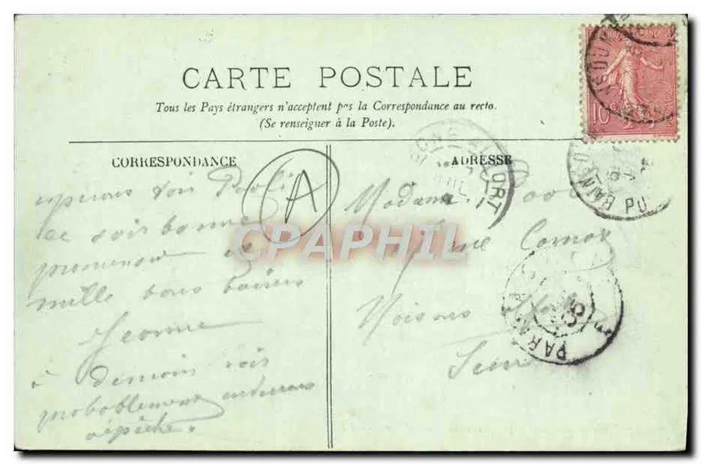 Uma Caravana em Excursão ao Mont-Dore — LL. — n°77 - Verso