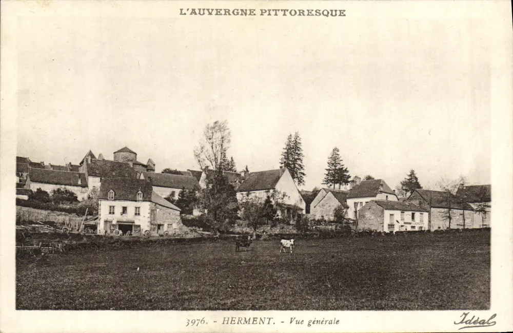 Herment — Allgemeiner Blick — Édition Idéal, n° 3976 - Vorderseite