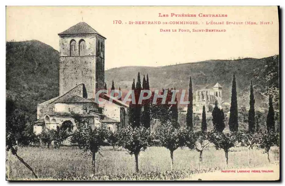 Kirche Saint-Just — Saint-Bertrand-de-Comminges — Phototypie Launche Frères Toulouse - Vorderseite