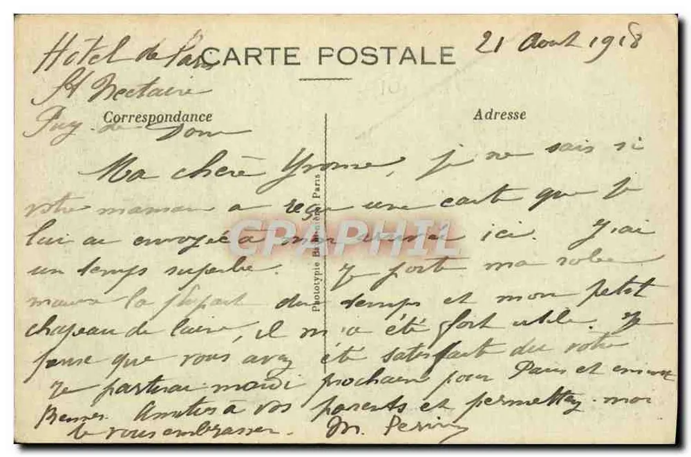 Saint-Nectaire (P.-de-D.) — O Casino - Verso