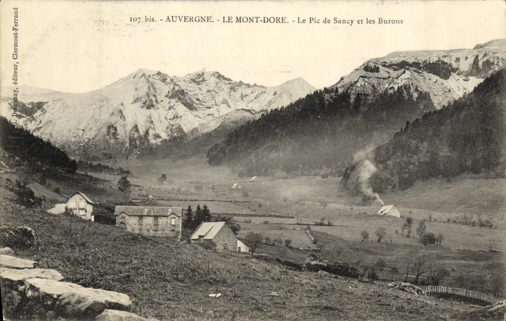 Auvergne - Mount Dore - Der Pic de Sancy und die Burons — Debrunay, Verlag, Nr. 107 bis - Vorderseite