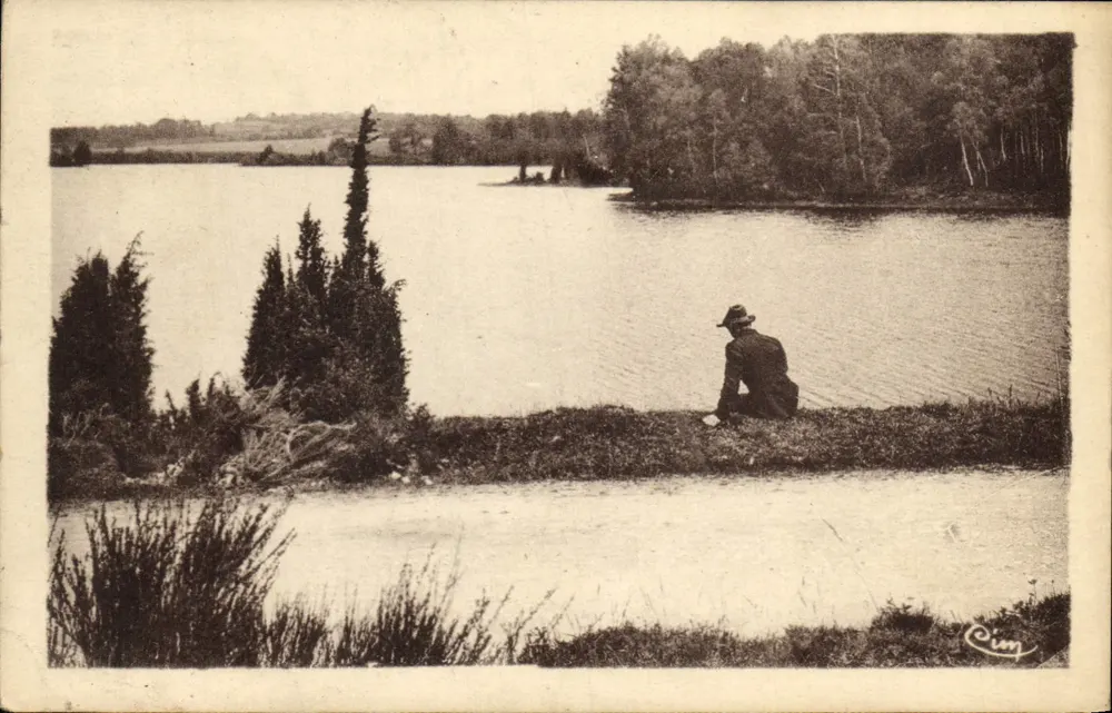 Flayat (Creuse) — Lago da Ramade — Cim - Frente