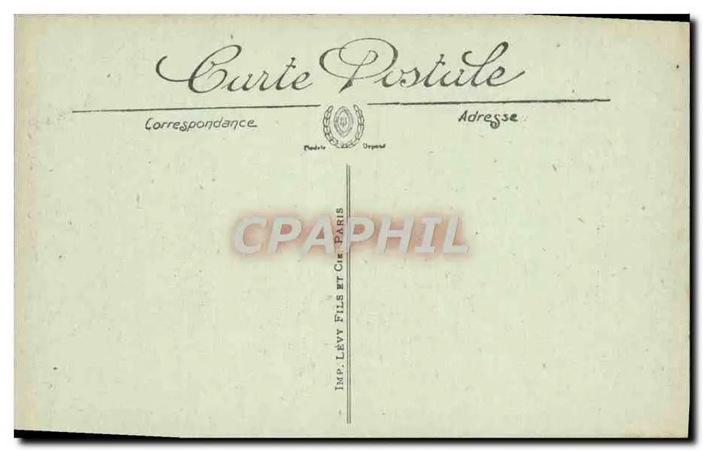 Tunis — Avenue de Carthage und das Casino — Lib. Yvorra et Barlier — Tunis - Rückseite