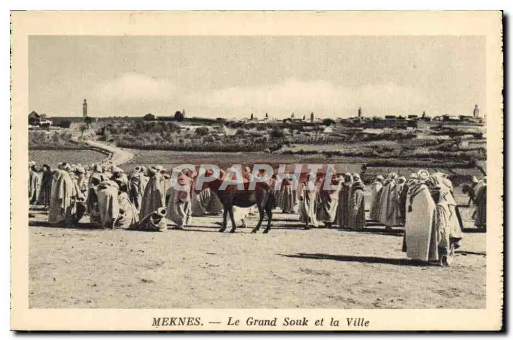 Meknès — Der Große Souk und die Stadt - Vorderseite