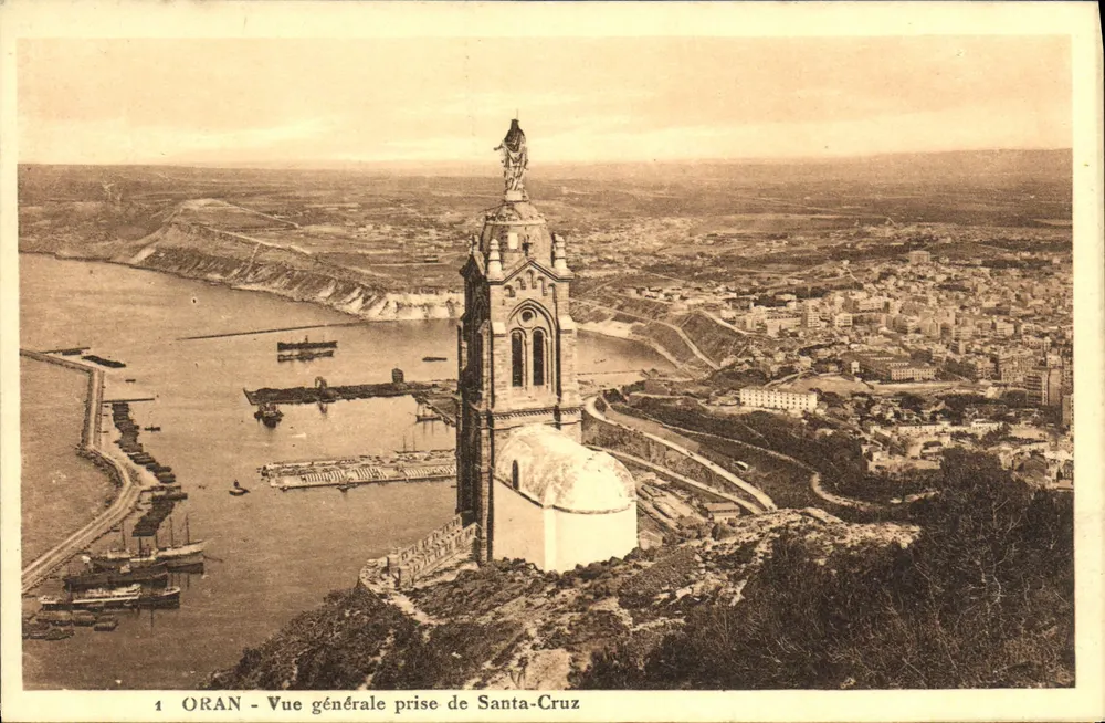 Oran - Allgemeiner Blick von Santa-Cruz — Verlag Chazazard Oran, n°4 - Vorderseite
