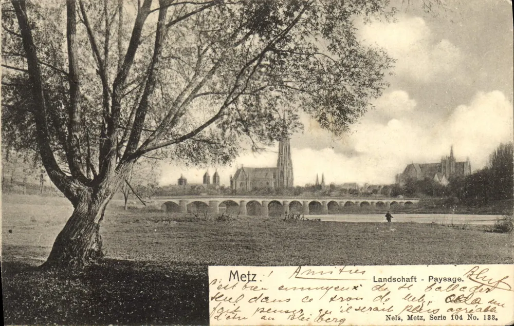 Metz - Pejzaż — Nols, Metz, seria 104, nr 133 - Awers