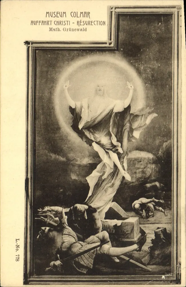 Ressurreição de Cristo — Museu de Colmar — Math. Grünewald — L.-No. 778 - Frente