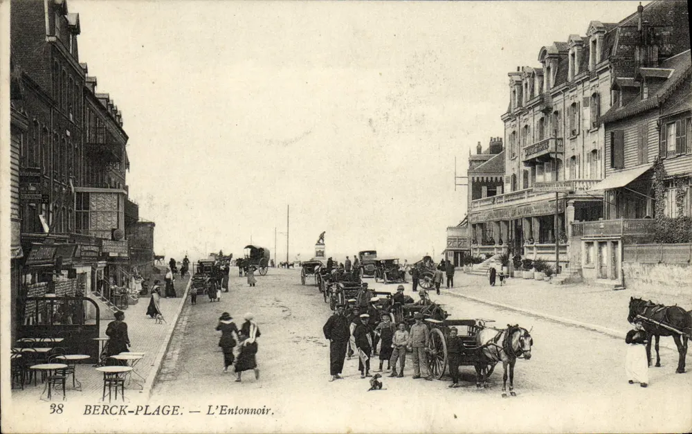 Berck-Plage — Ansicht von L'Entonnoir — Verleger unbekannt, Nr. 38 - Vorderseite