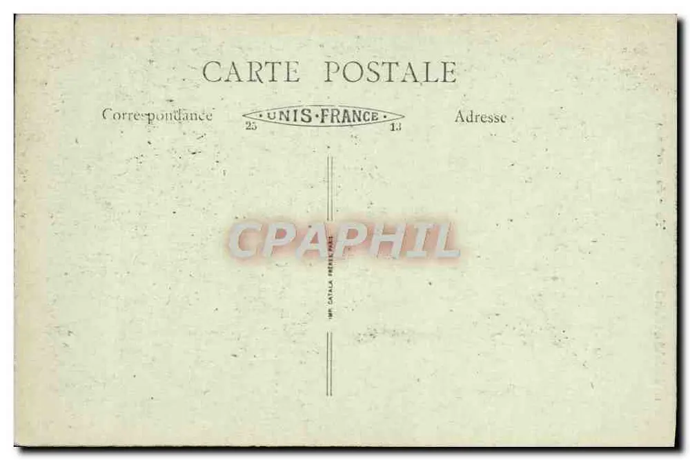 Estrasburgo — Torre do Corvo — editor A. F. Lux, n° 131 - Verso