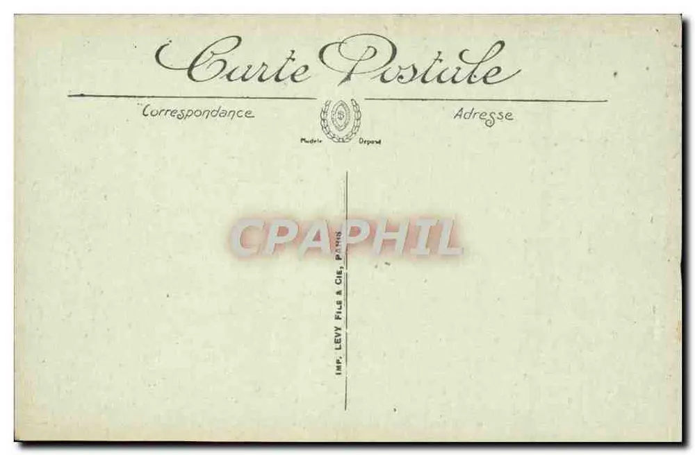 Tunis — Place de la Casbah und Finances — Lib. Yvorra et Barlier — Tunis - Rückseite