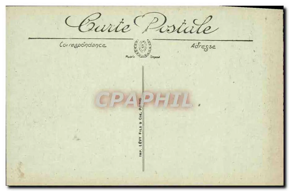 Tunis — Avenida Jules-Ferry — Lib. Yvorra e Barlier — Tunis - Verso