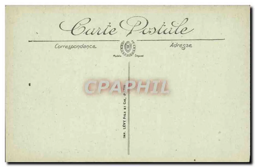 Tunis — Avenue de France — Lib. Yvorra et Barlier — LL. n°335 - Rückseite