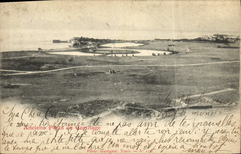 Velhos Portos de Cartago — Foto Garrigues, Tunísia. — N° 138 - Frente