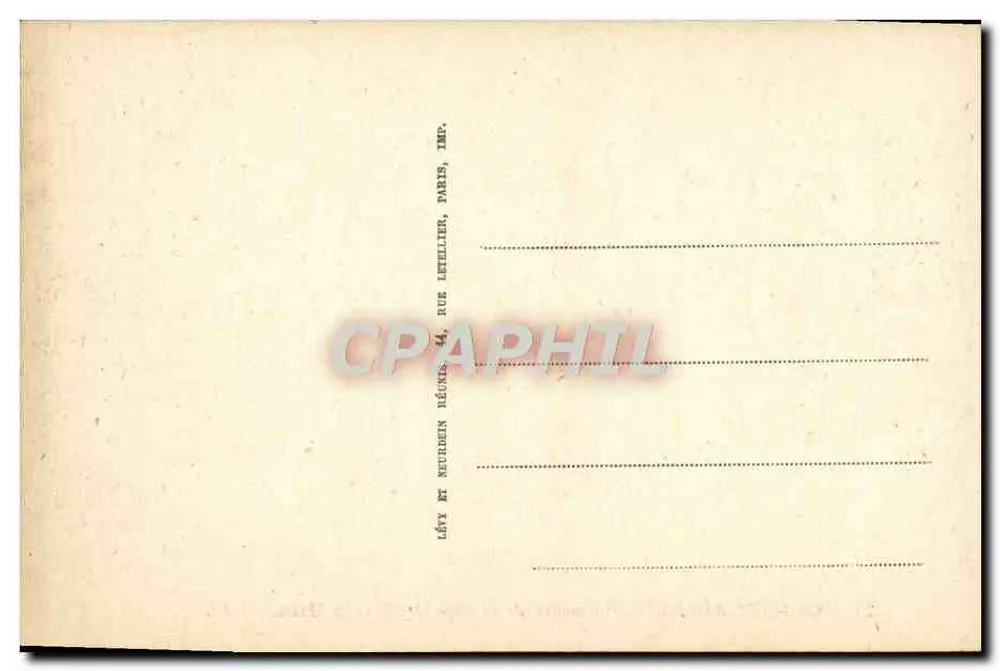 Sidi-Bel-Abbès — Boulevard de la République et la Mairie — LL - Verso