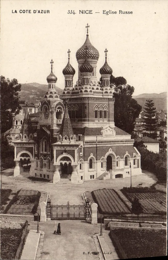 Nice — Russische Kirche — B.F. Luc, n°334 - Vorderseite