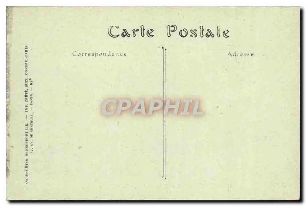 Beaulieu (Alpes-Maritimes) — O Porto e a Ponta Fourmi — Imp. Crétet, Paris - Verso