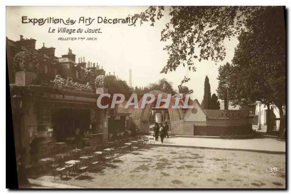 Ausstellung der dekorativen Künste — Das Spielzeugdorf — Pelletier Frères Arch - Vorderseite