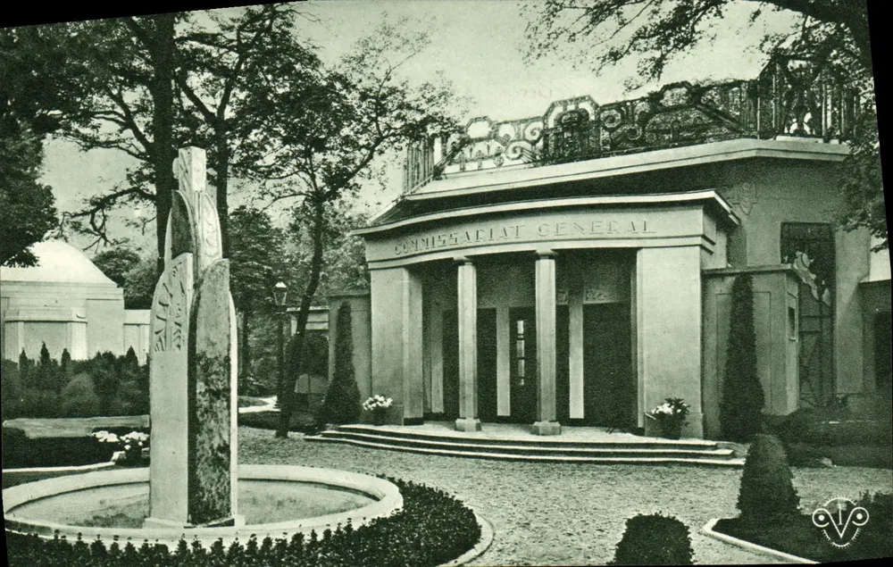 Pavillon des Generalkommissariats — Internationale Ausstellung für Dekorative Künste 1925 — Edition Chrétiën-Lalanne - Vorderseite