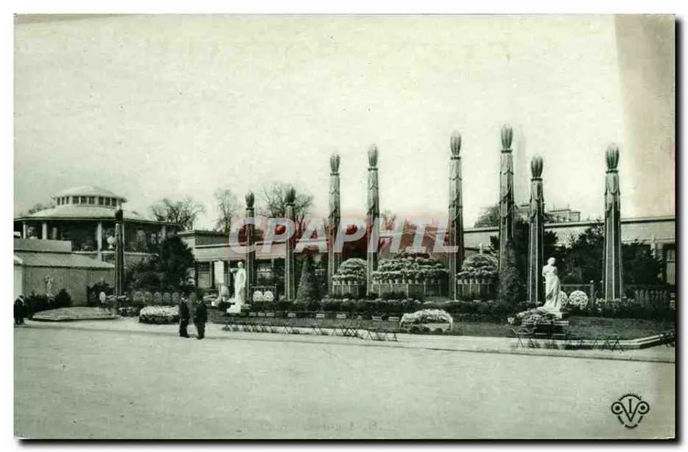 Gärten an der Gare des Invalides — Éditions I.-V. Phot. n°6 - Vorderseite