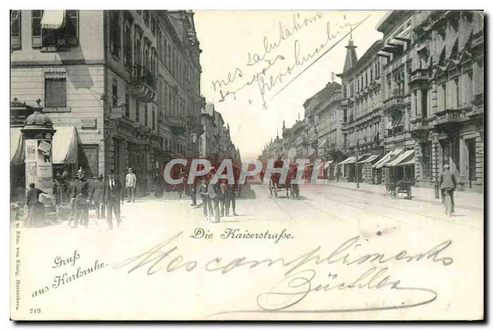 Kaiserslautern — Die Kaiserstraße — Verlag Kühn, Nr. 219 - Vorderseite