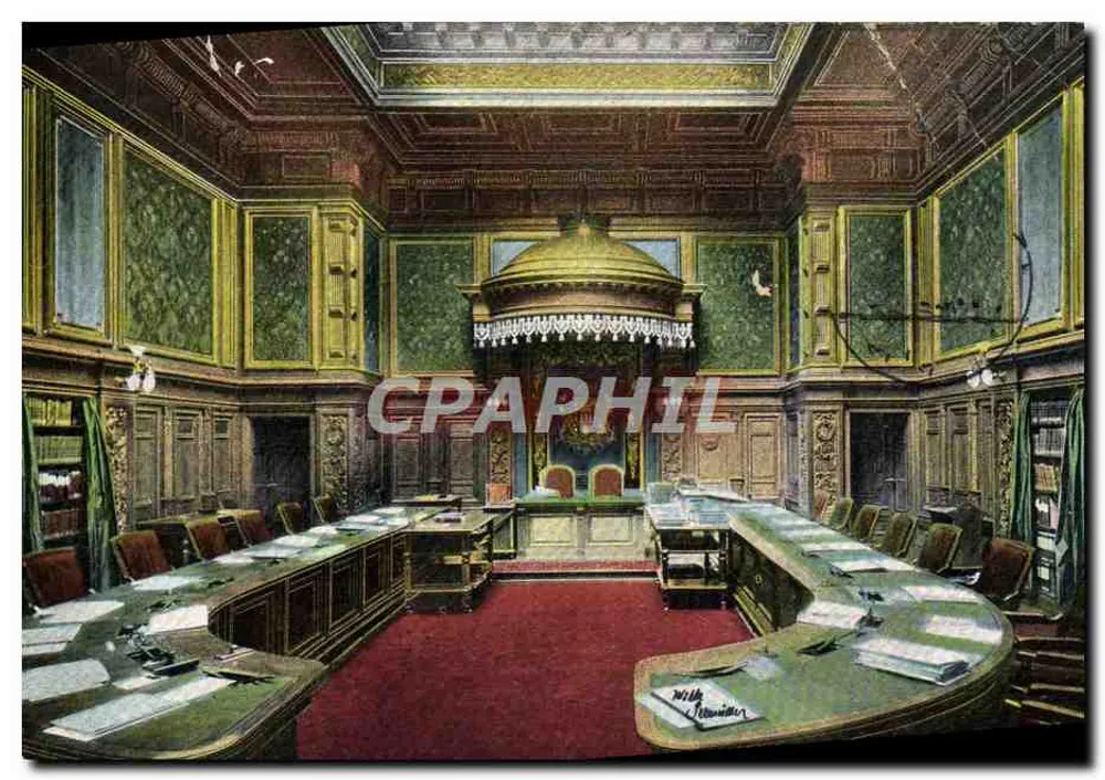 Salle du Sénat — Sénatsaal Deutschlands — Dr. Trenkler, Leipzig - Vorderseite