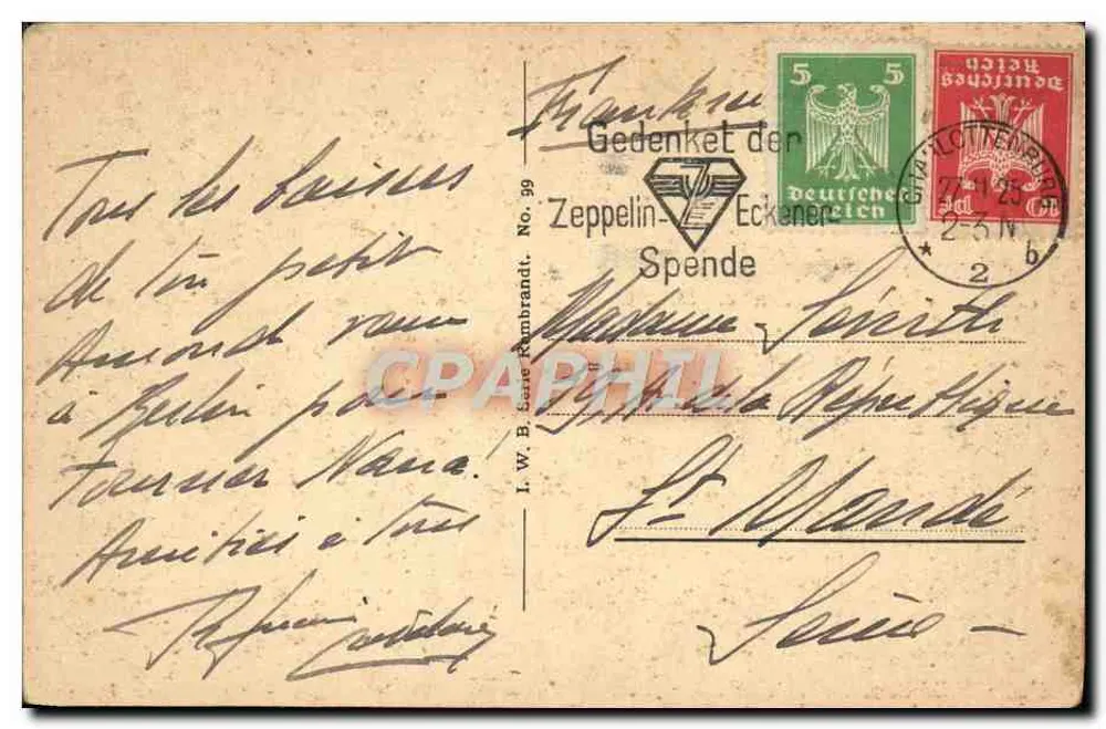 Berlin — Universidade — editor não identificado, número de série não visível - Verso
