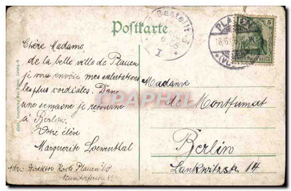 Elstertal-Brücke — Vogtland — Verlag nicht sichtbar, Seriennummer nicht sichtbar - Rückseite