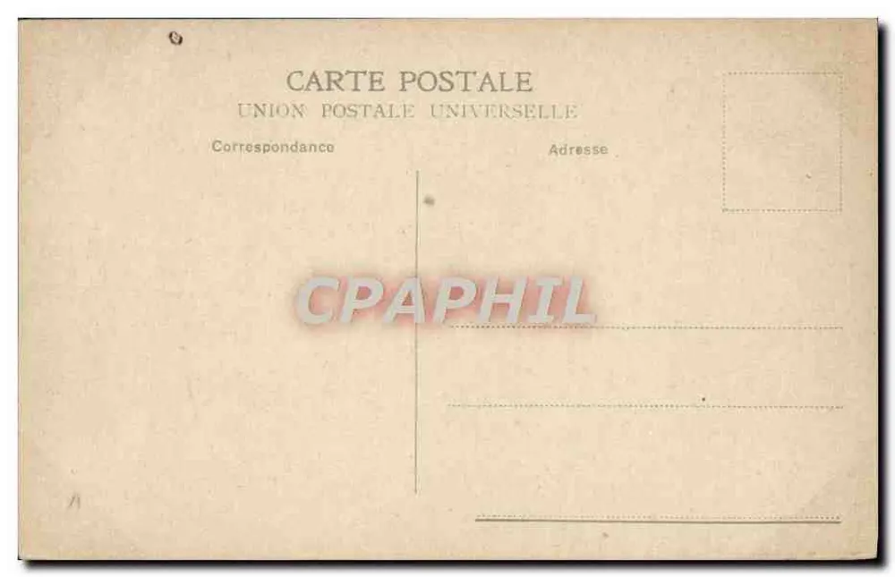 Konstantinopel — Türkischer Friedhof in Scutari — Universal Postal Union - Rückseite