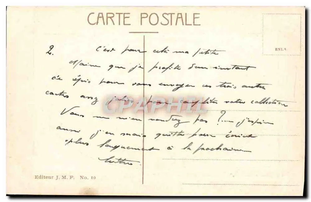 Castello d'Europa e Candilli — vista panoramica — Editore J.M.F. No. 10 - Verso