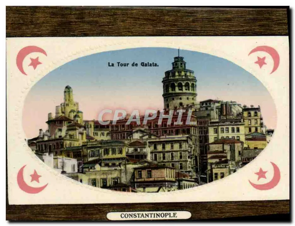 Die Galata-Türme — Konstantinopel - Vorderseite