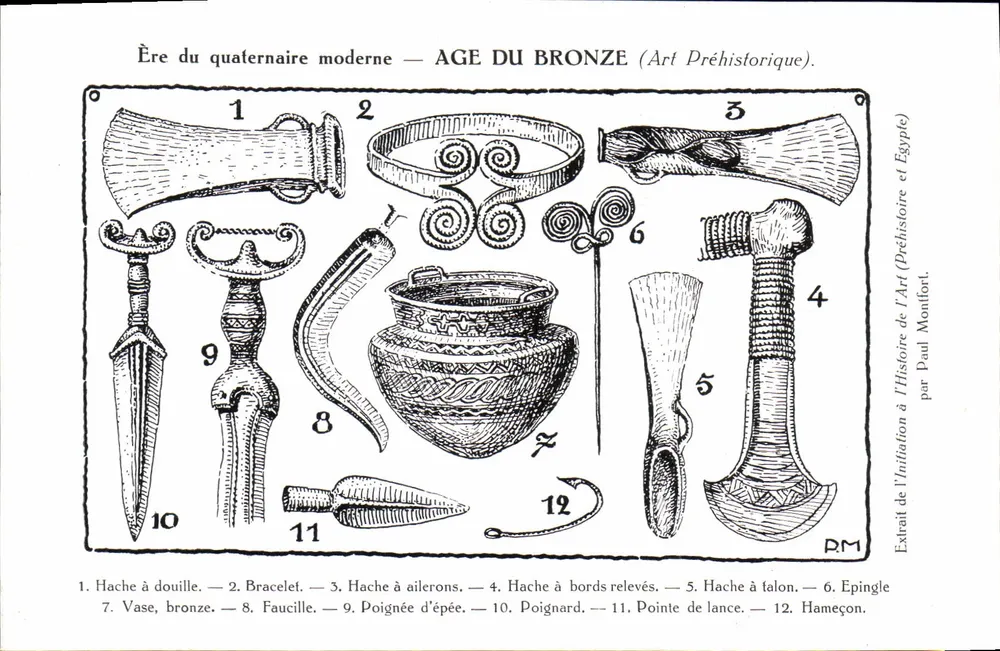 Âge du Bronze — Art Préhistorique — par Paul Montfort - Frente