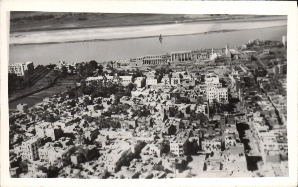 Luxor — Allgemeiner Blick — mit Flugzeug aufgenommen — Gaddi (Ägypten) - Vorderseite