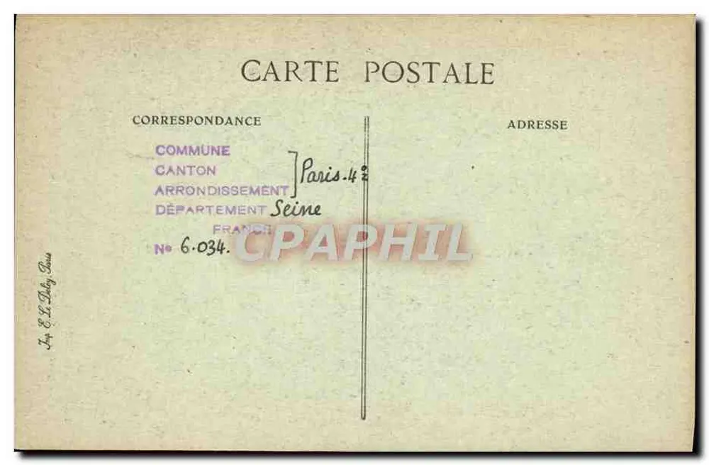 Rue de Venise — Rue de la Broudroterie, eine der letzten mittelalterlichen Gassen — Paris, Nr. 107 - Rückseite