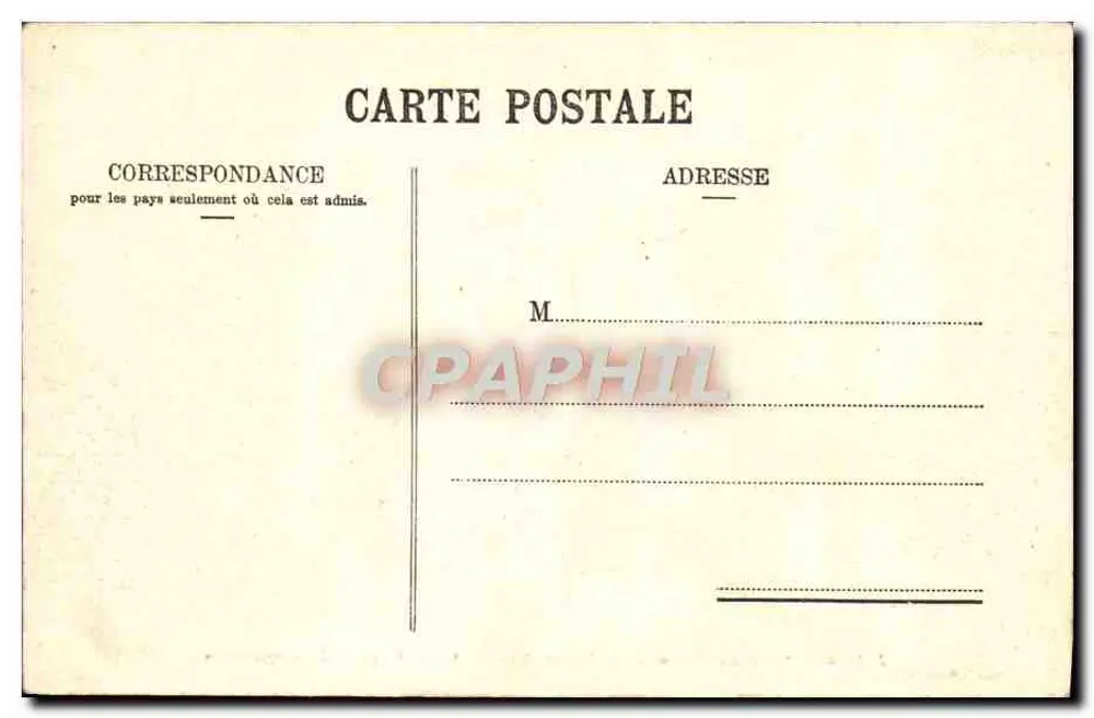 Hotel du Planet nahe Argenfières — Jullian frères, Genève, n° J.J. 2877 - Rückseite