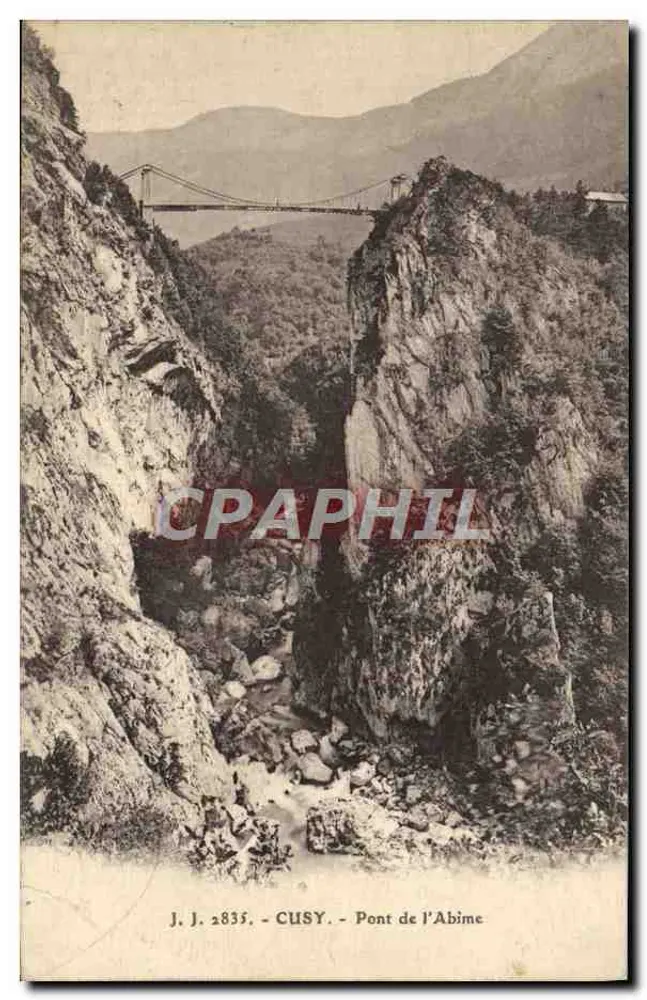 Cusy - Ponte da Abime — J. J. 2835 - Frente