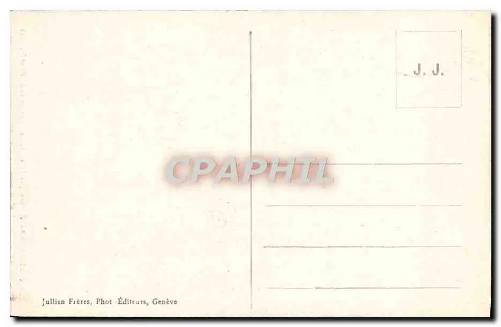 Gorges de la Diosaz — Blick vom Natürlichen Brücke — J.J. 8003 — Servoz - Rückseite