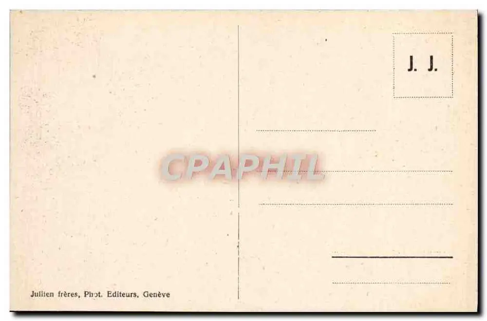 Chamonix e o Monte Branco — vista panorâmica — J.J. 7716 - Verso