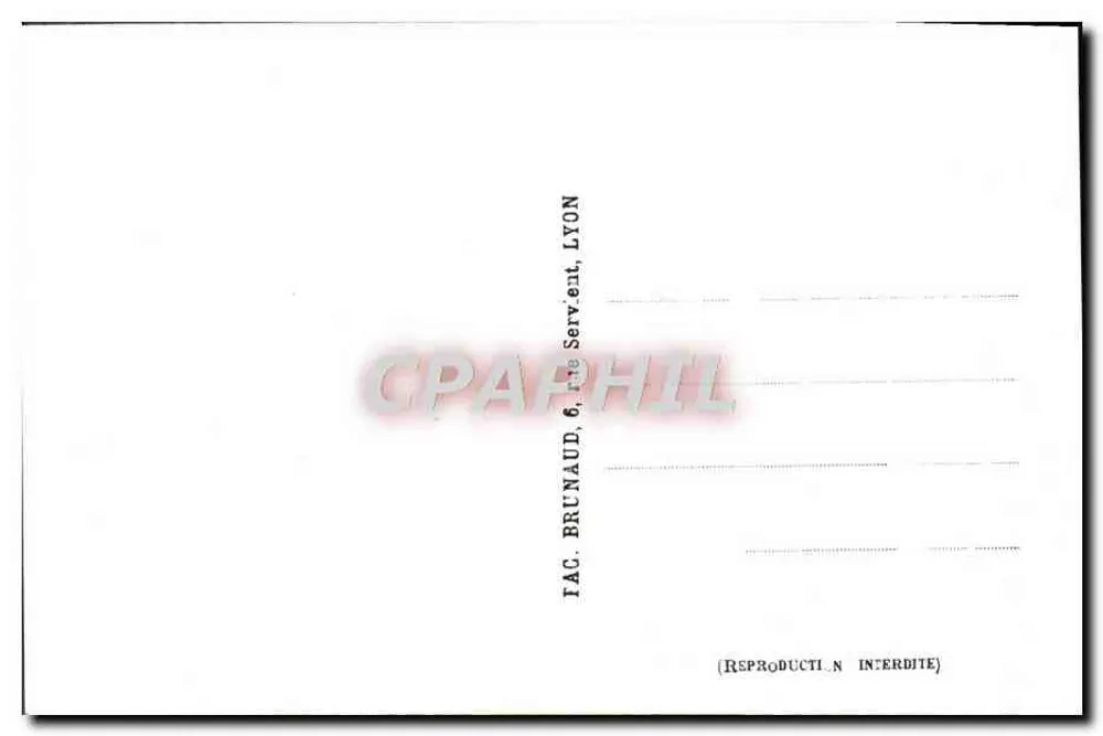 Évian — A Praia e o Doni d'Oche — editor P.L. n° 78 - Verso